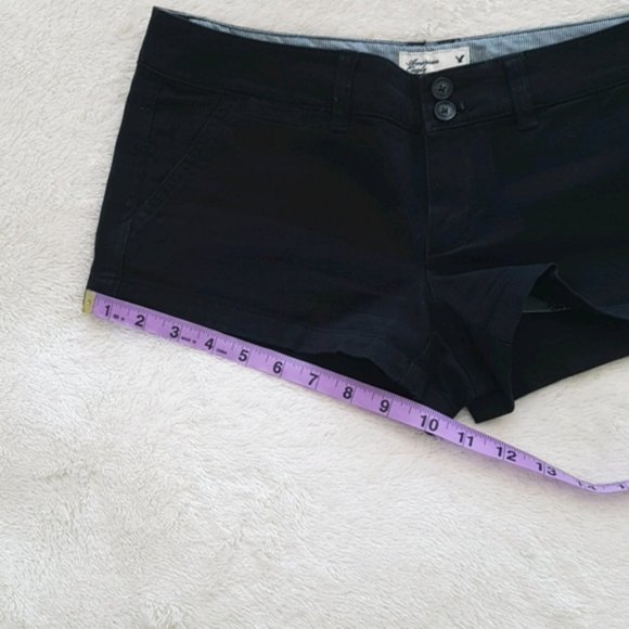 American Eagle black twill short shorts - Picture 8 of 9